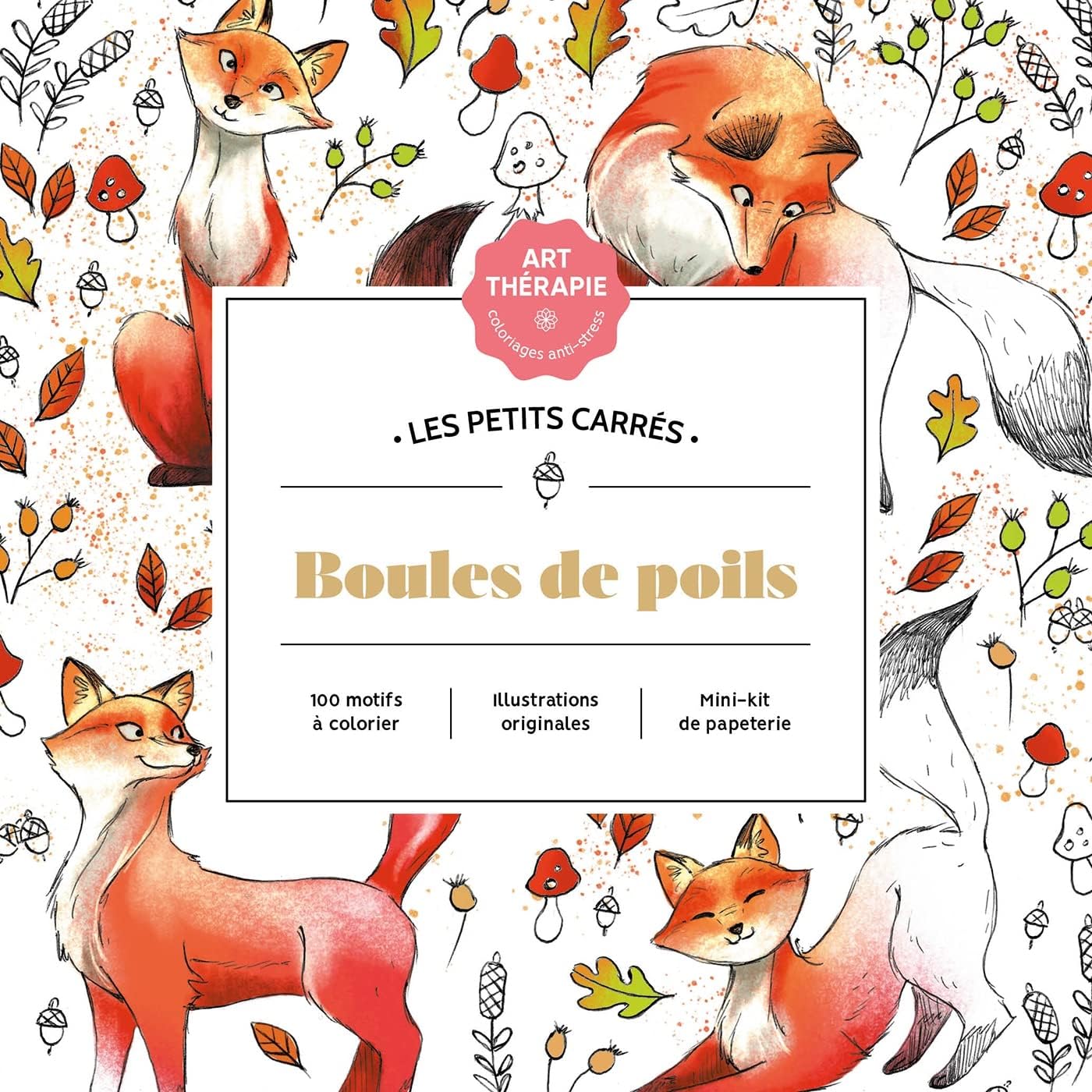 Les petits carrés d'Art-thérapie Boules de poils by Diane Dufour