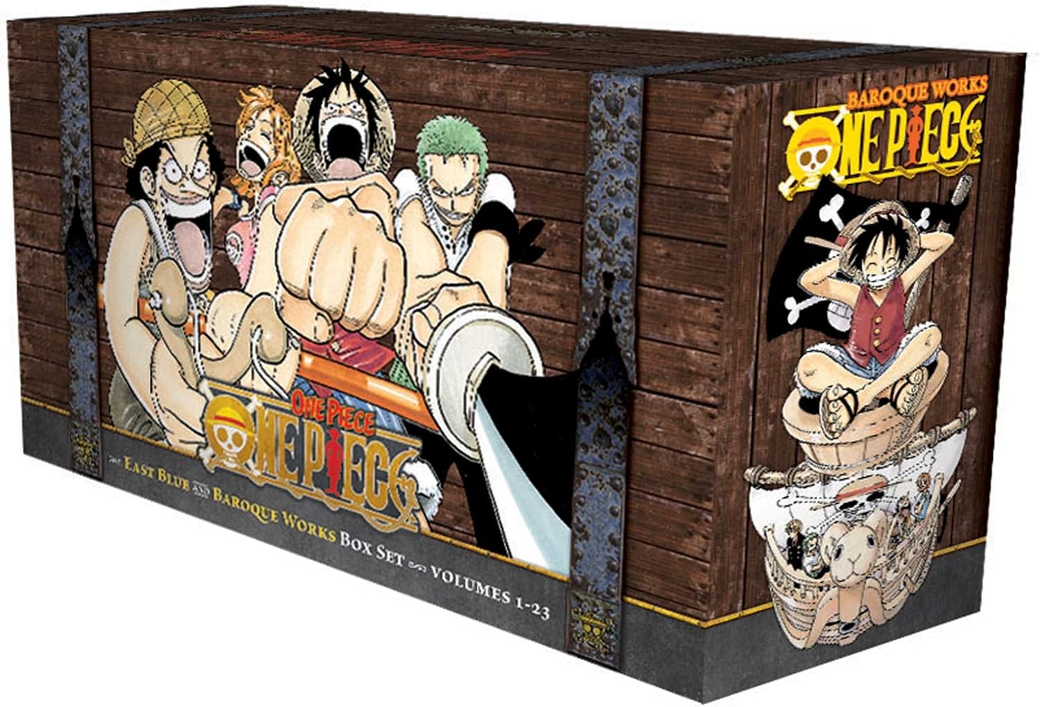 One Piece Box Set: East Blue and Baroque Works, Volumes 1-23 by Eiichiro Oda