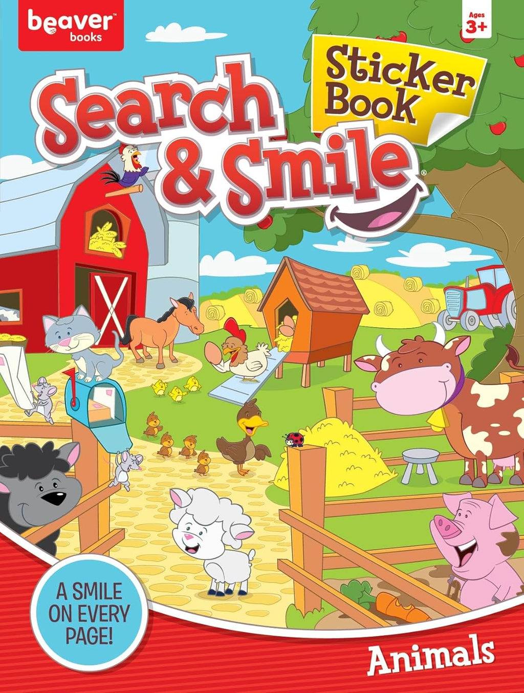 Search and Find Sticker Books for Kids Ages 3-5: Animals - Boost Learning with Hidden Pictures & 50+ Stickers! by PAPP