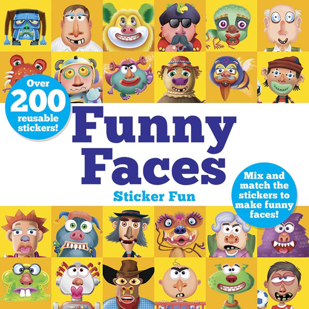 Funny Faces Sticker Fun: Mix and match the stickers to make funny faces (Dover Sticker Books) by Oakley Graham