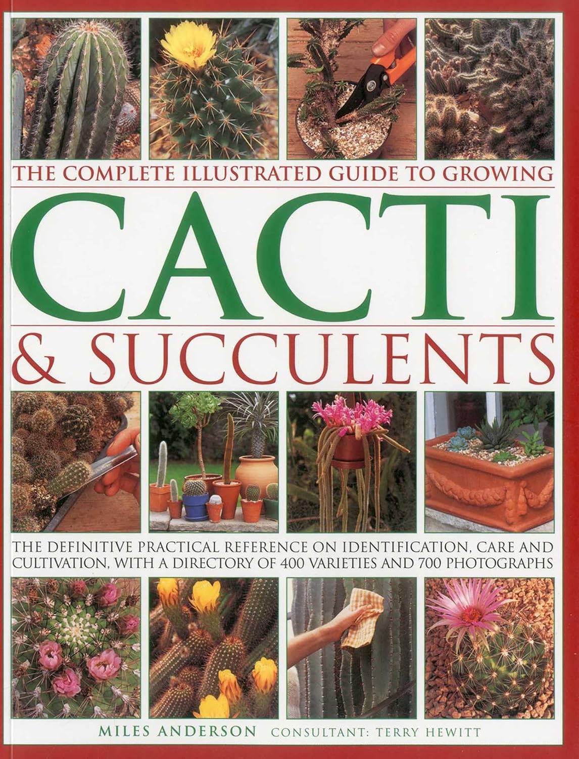 The Complete Illustrated Guide to Growing Cacti & Succulents: The definitive practical reference on identification, care and cultivation, with a directory of 400 varieties and 700 photographs by Miles Anderson