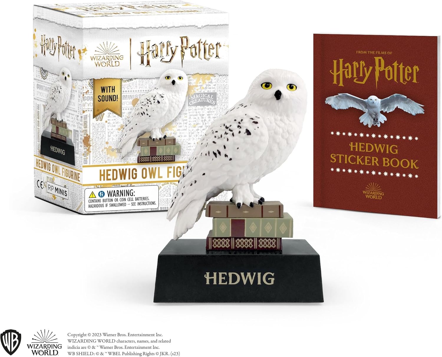 Harry Potter: Hedwig Owl Figurine: With Sound! (RP Minis) by Inc. Warner Bros. Consumer Products
