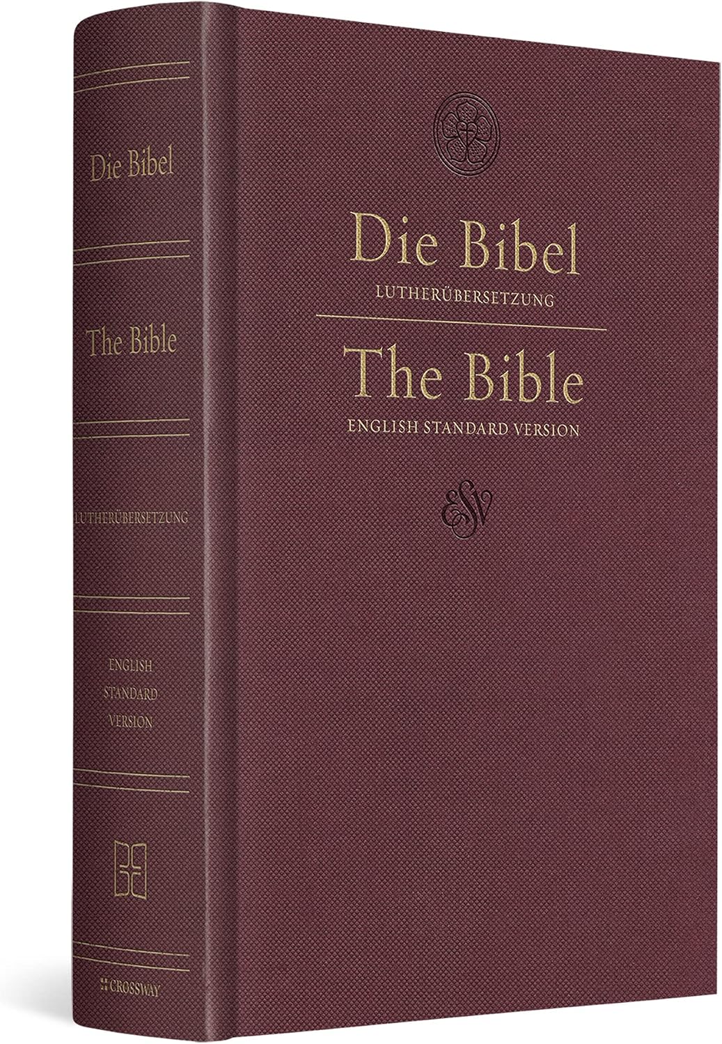 ESV German/English Parallel Bible (Luther/ESV, Dark Red) by ESV Bibles