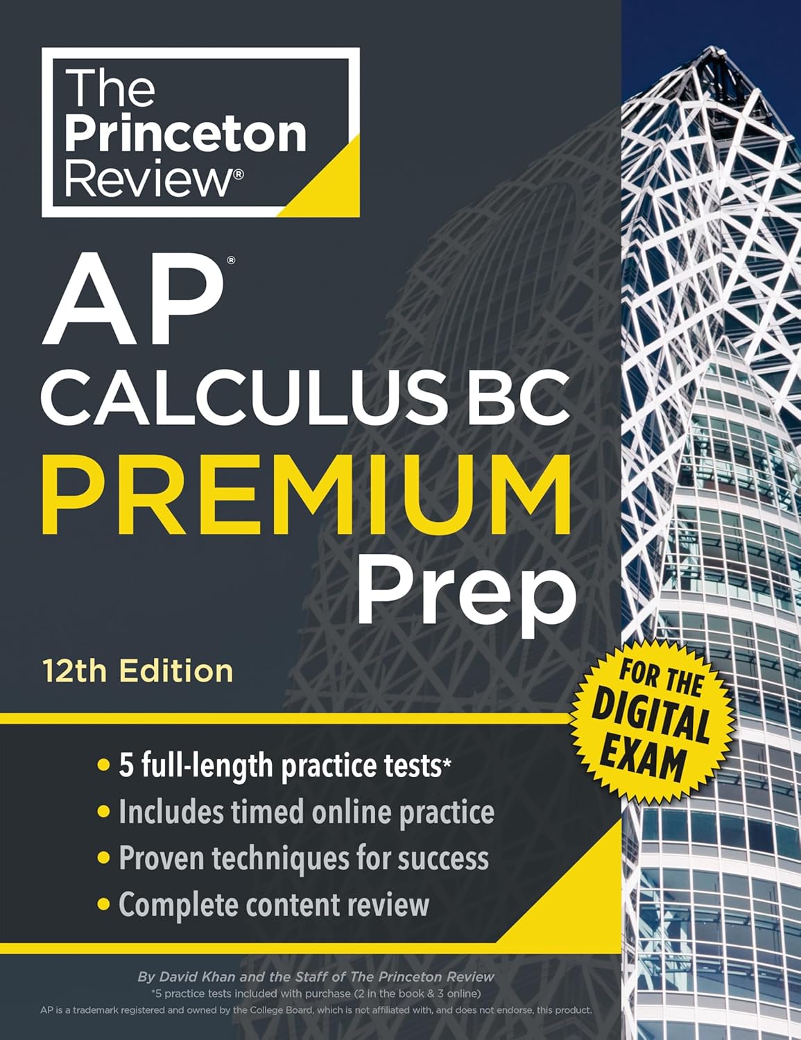 Princeton Review AP Calculus BC Premium Prep, 12th Edition: 5 Practice Tests + Digital Practice Online + Content Review (College Test Preparation) by The Princeton Review
