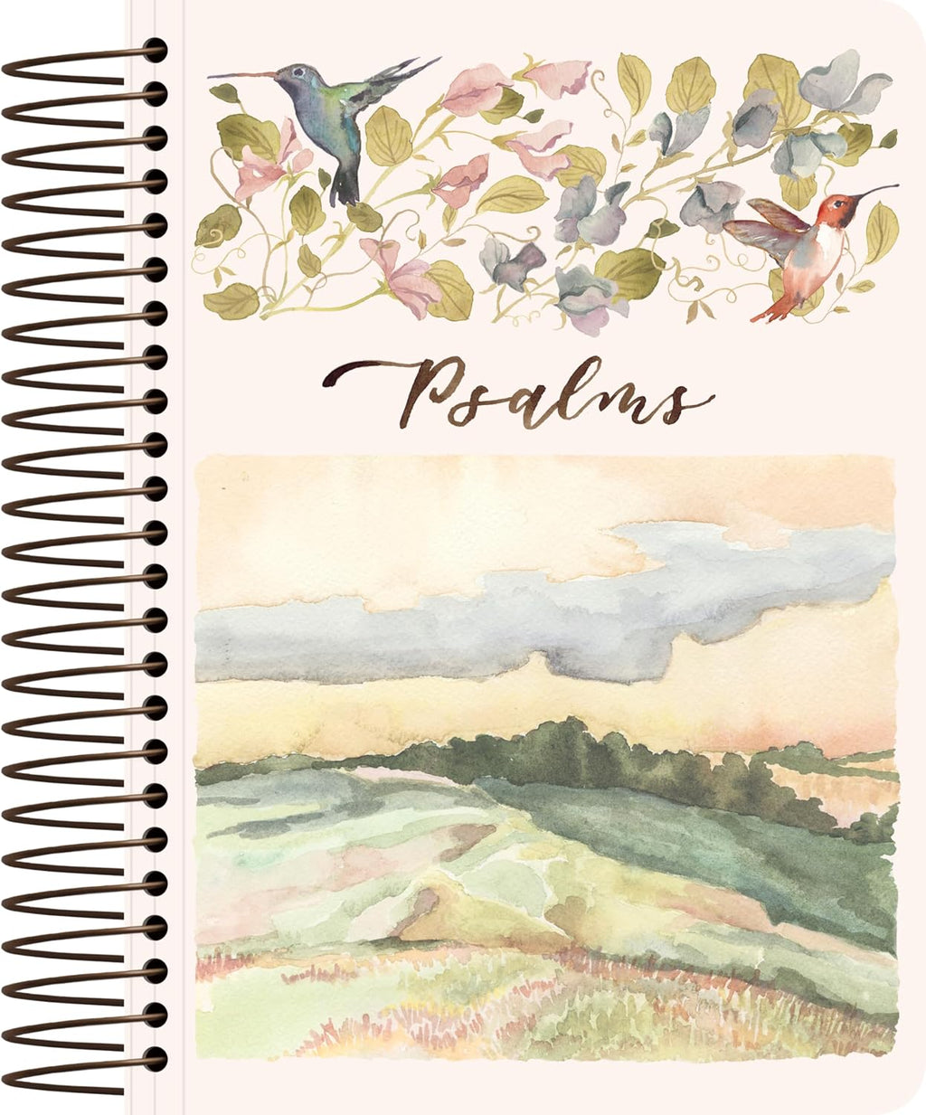 ESV Scripture Journal, Spiral-Bound Edition: Psalms (Artwork by Ruth Chou Simons) (Paperback) by ESV Bibles