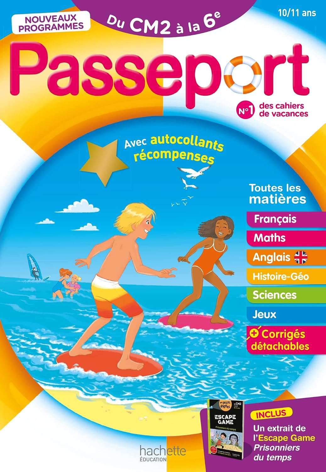 Passeport - Du CM2 à la 6ème 10/11 ans - Cahier de vacances 2026 by Eliane Masclet