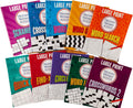 Large Print Merriam-Webster Puzzles 10 Booklet Set (Brain Games Large Print) by Publications International Ltd.