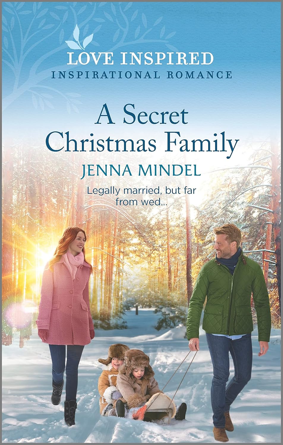 A Secret Christmas Family: An Uplifting Inspirational Romance (Second Chance Blessings, 1) by Jenna Mindel