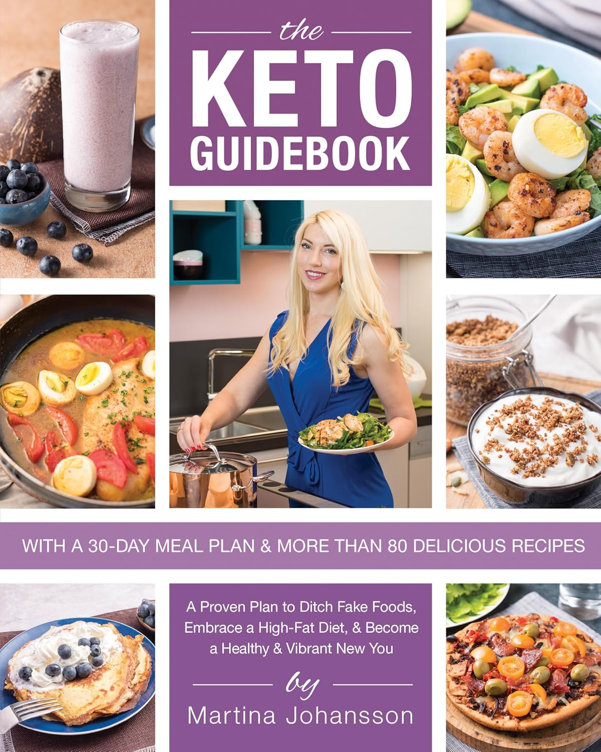 The Keto Guidebook: A Proven Plan to Ditch Fake Foods, Embrace a High-Fat Diet, & Become a Healthy & Vibrant New You by Martina Johansson