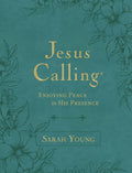 Jesus Calling, Large Text Teal Leathersoft, with Full Scriptures: Enjoying Peace in His Presence (A 365-Day Devotional) by Sarah Young