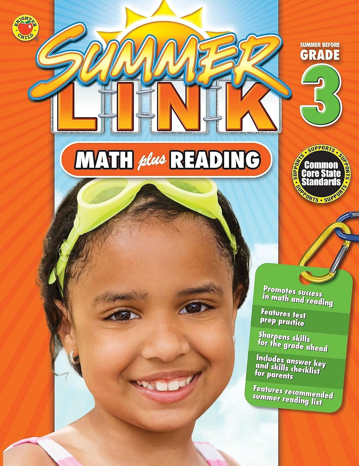 Math Plus Reading Workbook: Summer Before Grade 3 (Summer Link) by Brighter Child