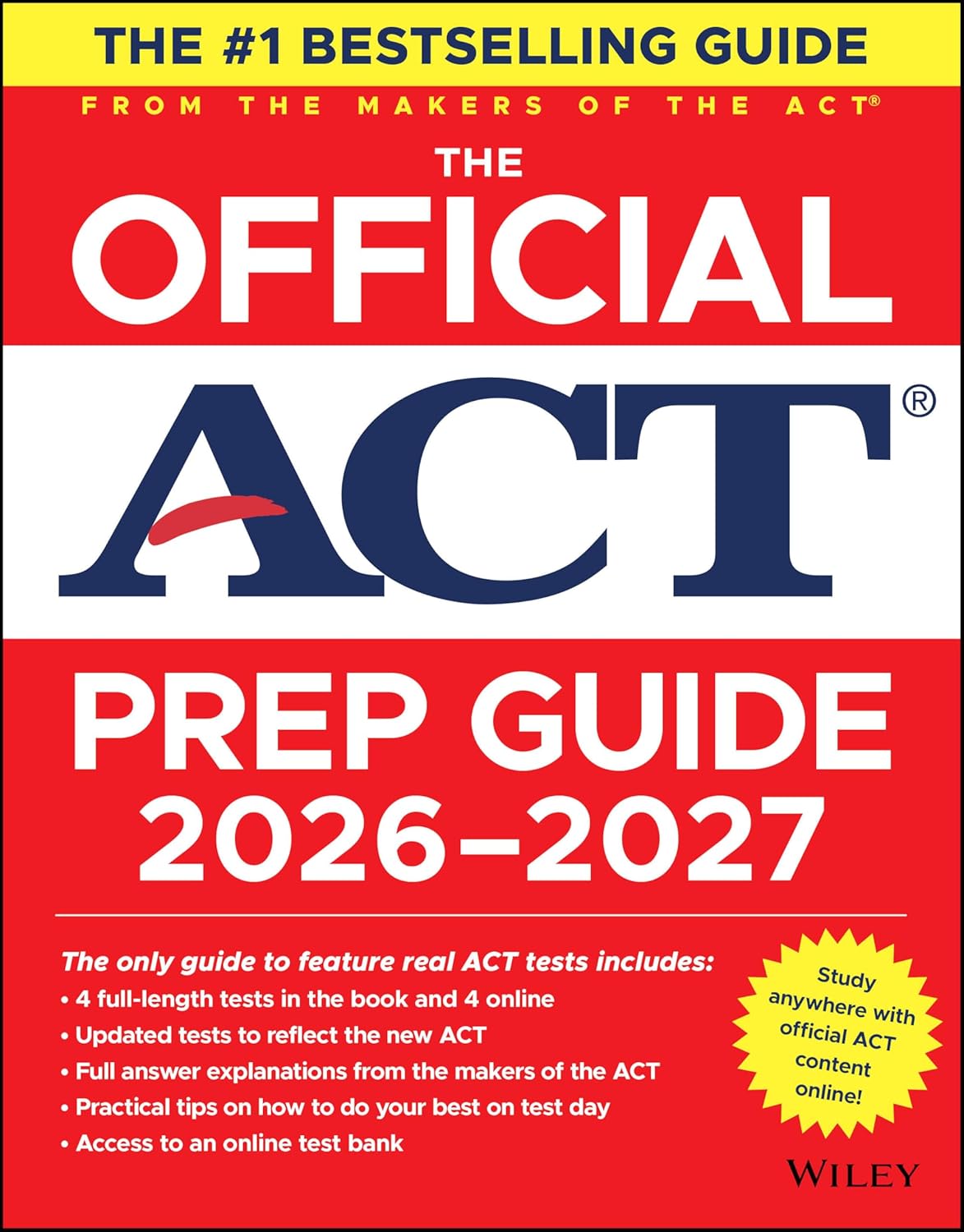The Official ACT Prep Guide 2026-2027: Book + Online by ACT