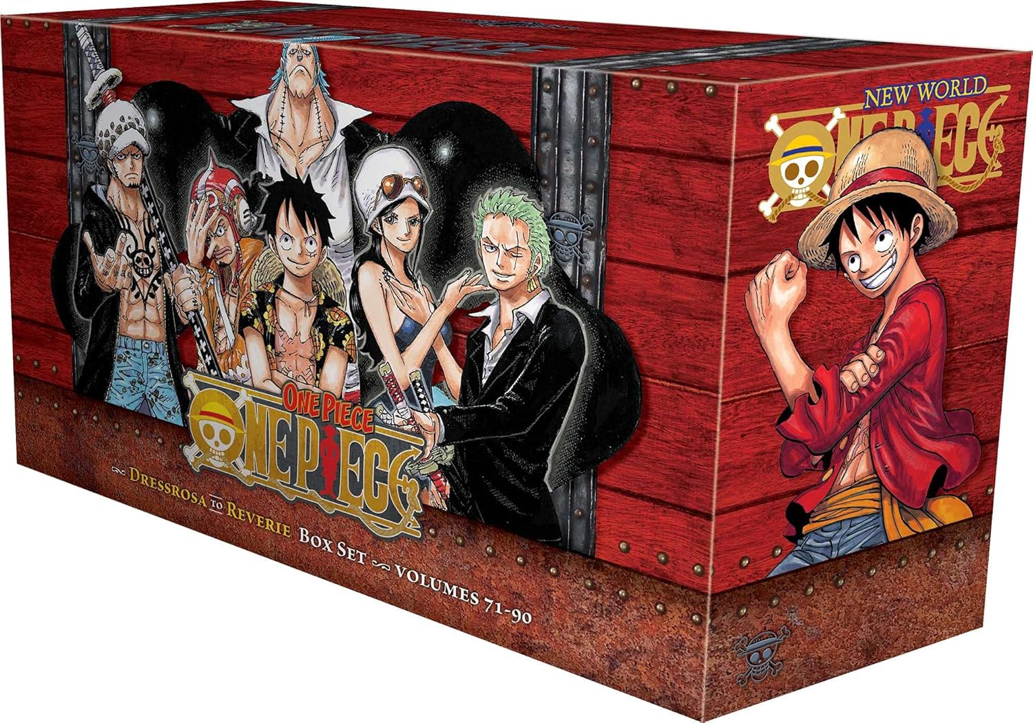 One Piece Box Set 4: Dressrosa to Reverie: Volumes 71-90 with Premium by Eiichiro Oda