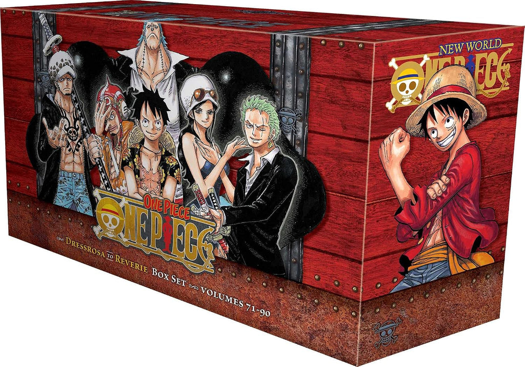 One Piece Box Set 4: Dressrosa to Reverie: Volumes 71-90 with Premium by Eiichiro Oda