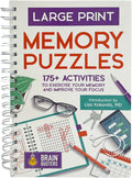 Large Print Memory Puzzles: 175+ Puzzles and Activities for Adults to Exercise Memory and Improve Focus - Includes Spiral Bound / Lay Flat Design and ... Font for Easy Reading (Brain Busters) by Parragon Books