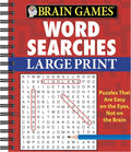 Brain Games - Word Searches - Large Print: Easy on the Eyes, Not on the Brain | Puzzles Progress from Simple to Challenging | Gift for Adults & Seniors (Brain Games Large Print) by Publications International Ltd.