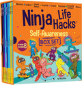 Ninja Life Hacks Self Awareness 8 Book Box Set (Books 41-48: Frustrated Ninja, Nervous Ninja, Jealous Ninja, Growth Mindset Ninja, Forgetful Ninja, ... Emotionally Intelligent Ninja, Memory Ninja) by Mary Nhin