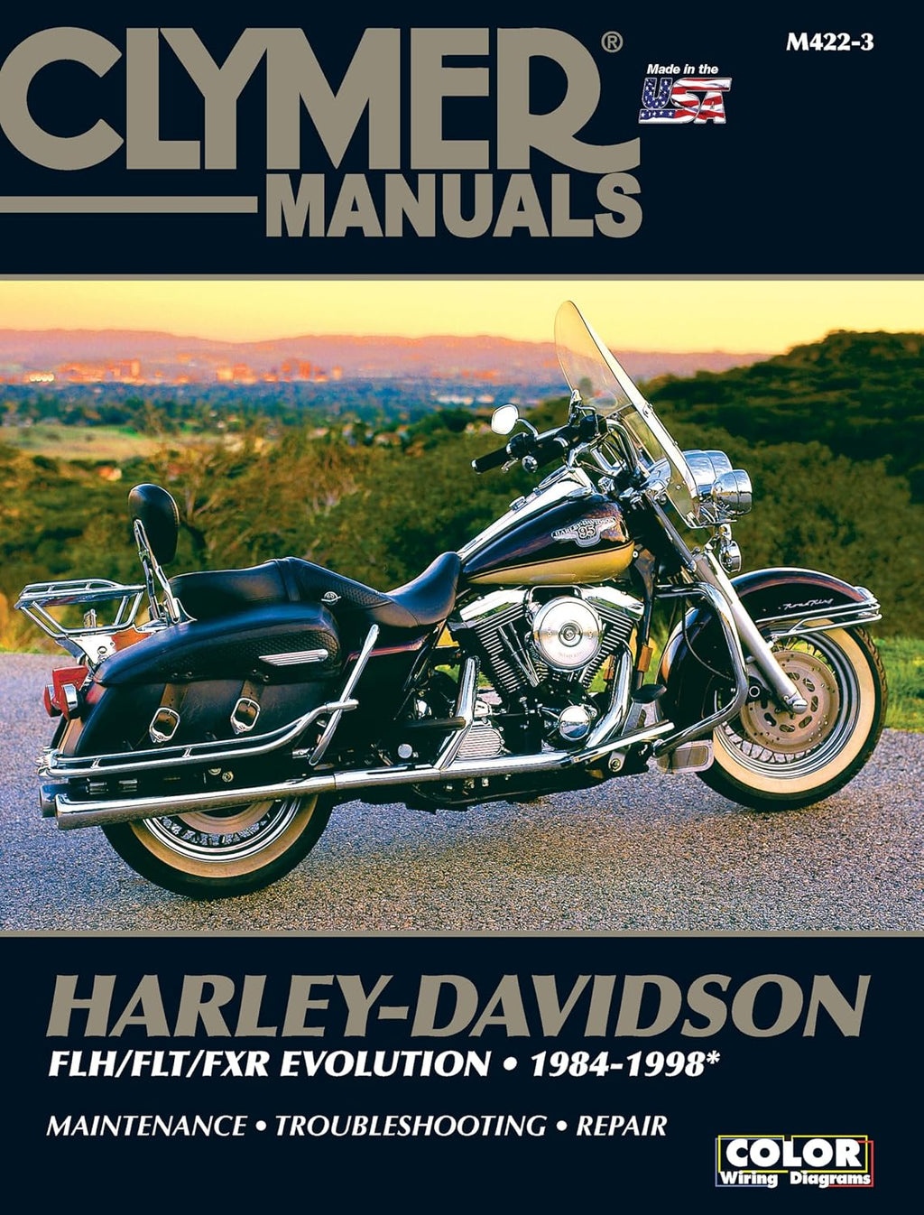 Harley-Davidson FLH/FLT/FXR Evolution 1984-1998 (Clymer Motorcycle Repair Manual) by Penton Staff