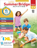 Summer Bridge Activities 3rd to 4th Grade Workbook, Activity Book With Math, Language Arts, Reading Comprehension, Science, Social Studies, Writing, Fitness, Flash Cards, Stickers and More by Summer Bridge Activities