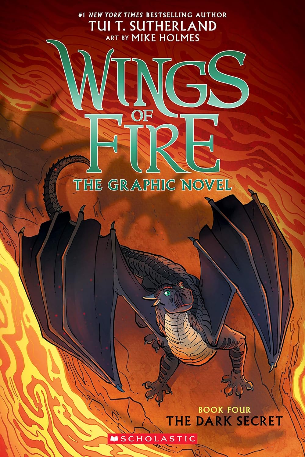 Wings of Fire: The Dark Secret: A Graphic Novel (Wings of Fire Graphic Novel #4) (4) by Tui T. Sutherland