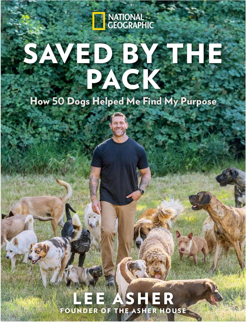 Saved by the Pack: How 50 Dogs Helped Me Find My Purpose by Lee Asher