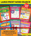 KAPPA Super Saver LARGE PRINT Word Search Puzzle Pack - (Pack of 6) Full Size Books by Kappa Books Publishers
