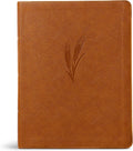 CSB Notetaking Bible, Large Print Edition, Camel LeatherTouch, Black Letter, Wide Margins, Journaling Space, Single-Column, Reading Plan, Easy-to-Read Bible Serif Type by CSB Bibles by Holman