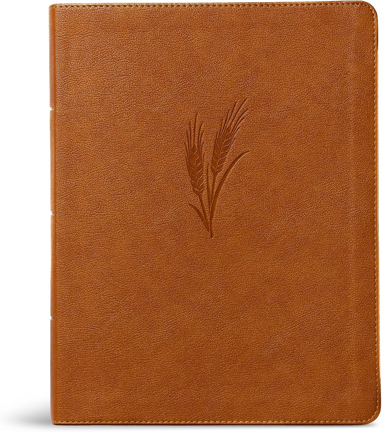 CSB Notetaking Bible, Large Print Edition, Camel LeatherTouch, Black Letter, Wide Margins, Journaling Space, Single-Column, Reading Plan, Easy-to-Read Bible Serif Type by CSB Bibles by Holman