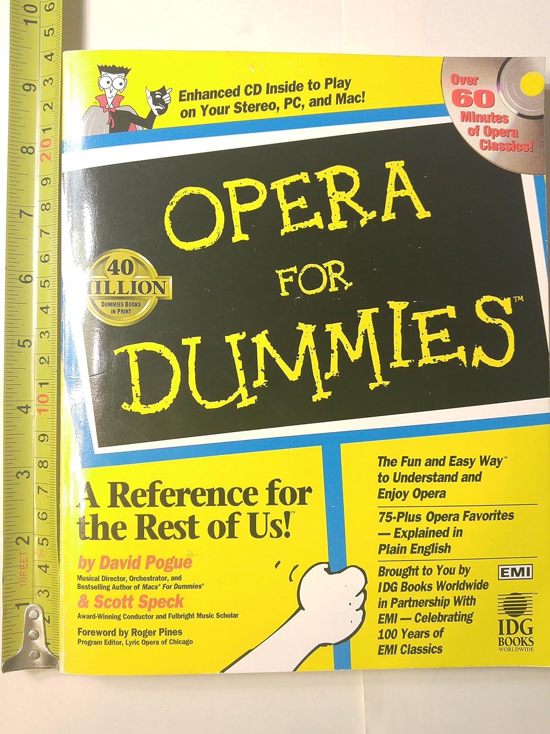 Opera for Dummies by David Pogue