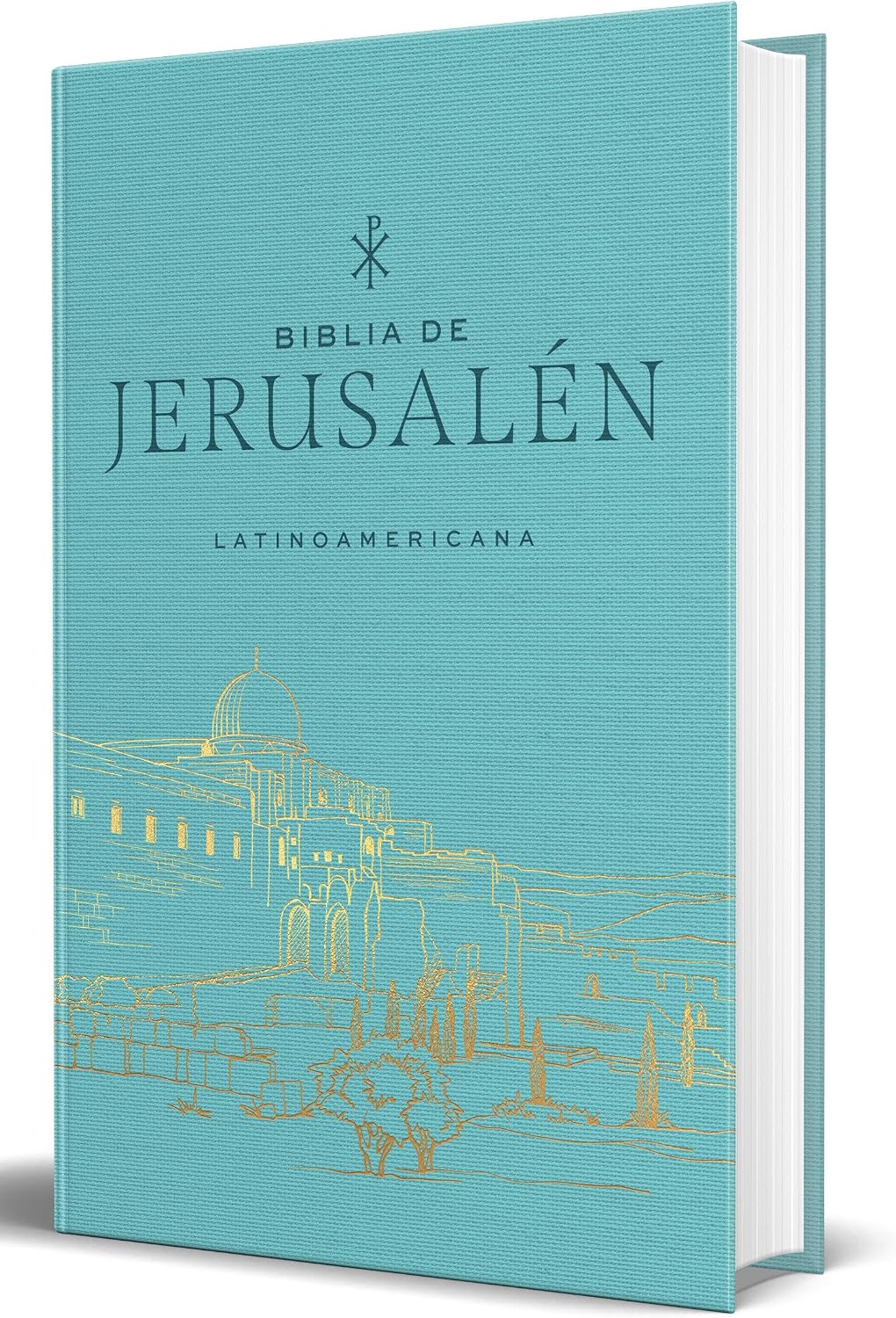 Biblia Católica Biblia de Jerusalén Latinoamericana, tapa dura, tela azul turquesa, edición de regalo / Spanish Jerusalem Bible, Latin American Edition, HC (Spanish Edition) by Biblia de Jerusalén