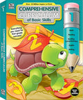 Carson Dellosa Comprehensive Curriculum of Basic Skills 1st Grade Workbook, Reading Comprehension, Language Arts, Spelling, Grammar, Math, and Writing Practice, Classroom or Homeschool Curriculum by Thinking Kids