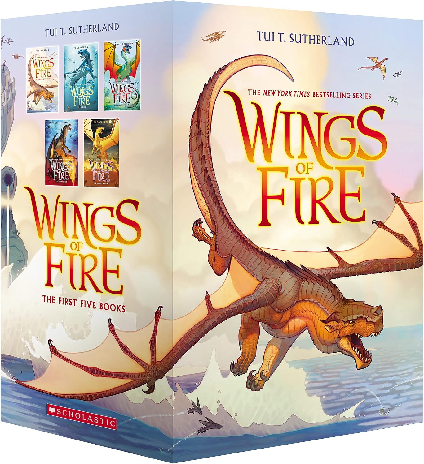 Wings of Fire Boxset, Books 1-5 by Tui T. Sutherland