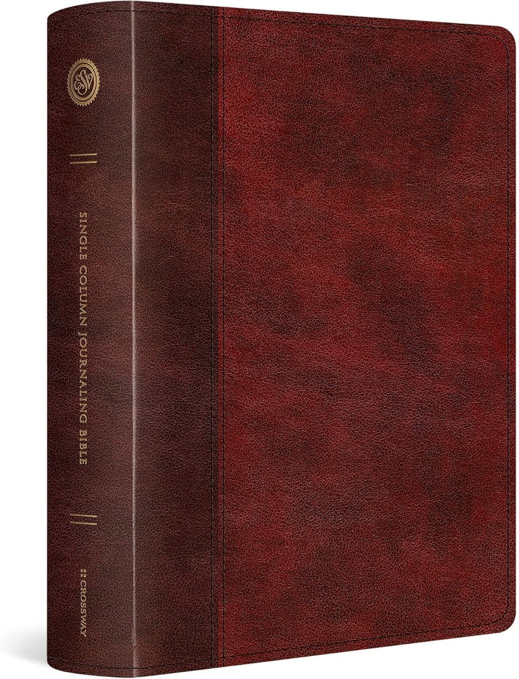 ESV Single Column Journaling Bible, Large Print (TruTone, Burgundy/Red, Timeless Design): Holy Bible, English Standard Version by ESV Bibles