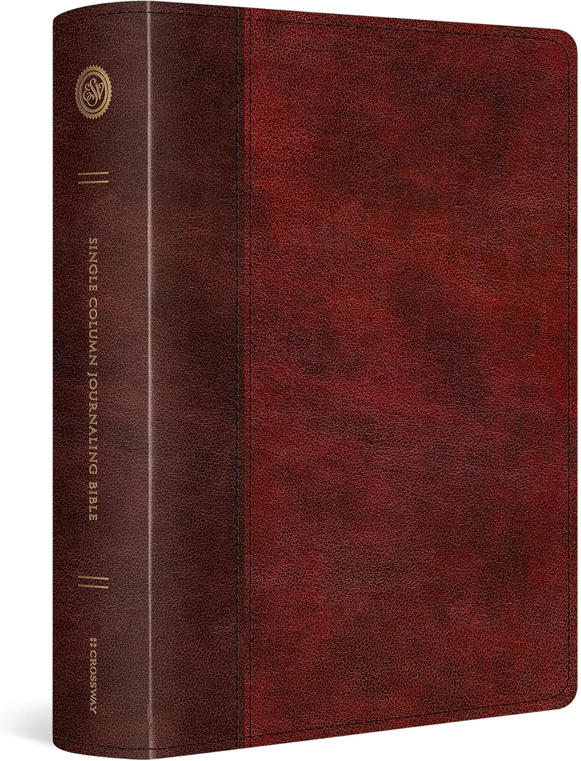ESV Single Column Journaling Bible, Large Print (TruTone, Burgundy/Red, Timeless Design): Holy Bible, English Standard Version by ESV Bibles