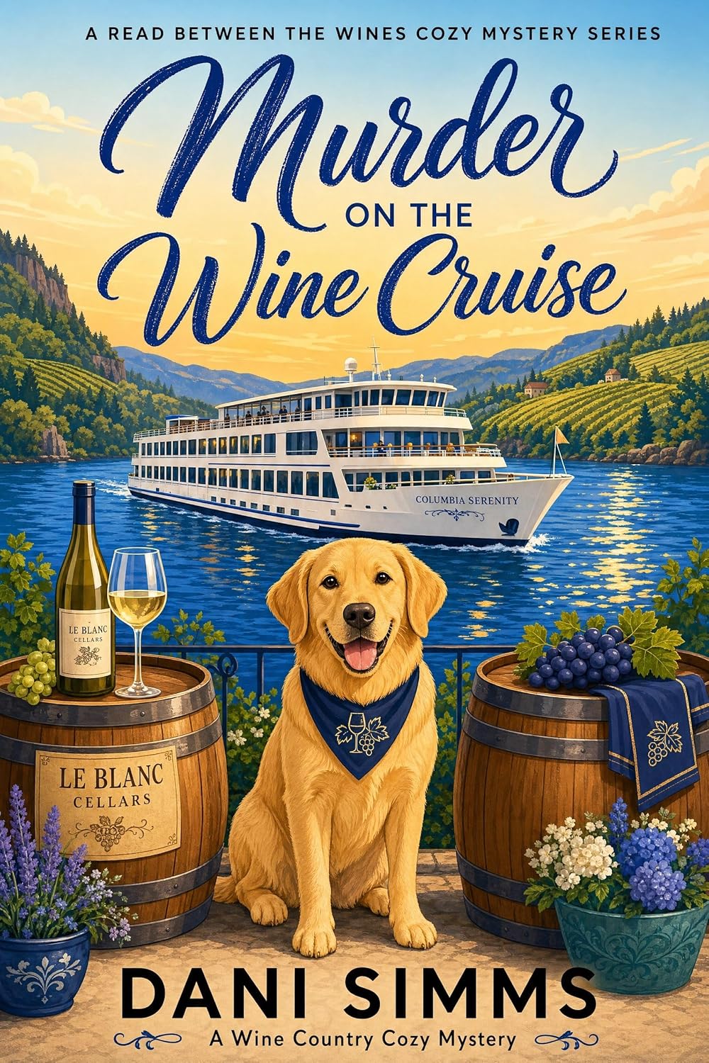 Murder on the Wine Cruise: A Wine Country Cozy Mystery (A Read Between the Wines Cozy Mystery Series Book 9) by Dani Simms