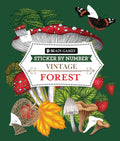 Brain Games - Sticker by Number - Vintage: Forest (28 Images to Sticker) by Publications International Ltd.