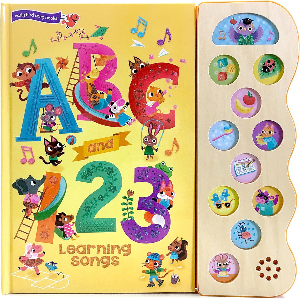 ABC & 123 Learning Songs: Interactive Children's Sound Book (11 Button Sound) by Scarlett Wing