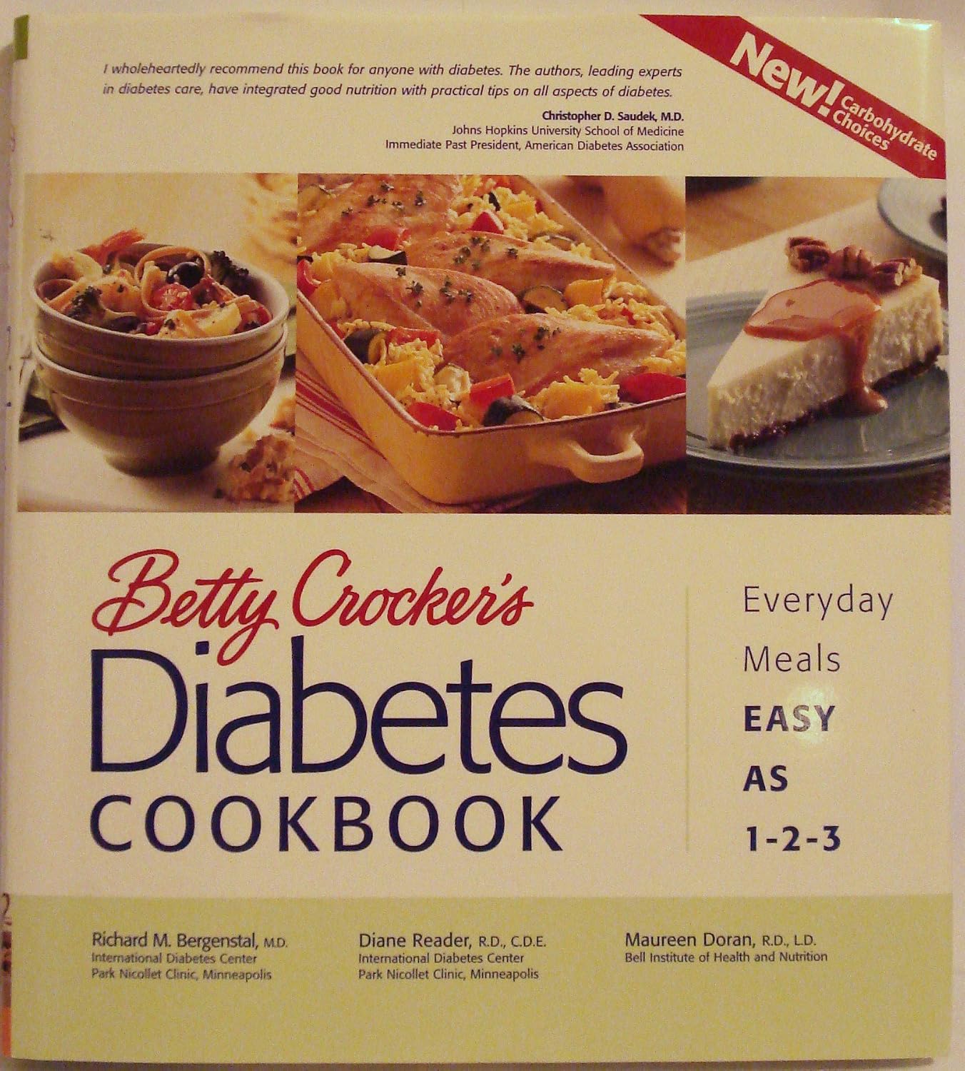 Betty Crocker's Diabetes Cookbook: Everyday Meals, Easy As 1-2-3 by Betty Crocker