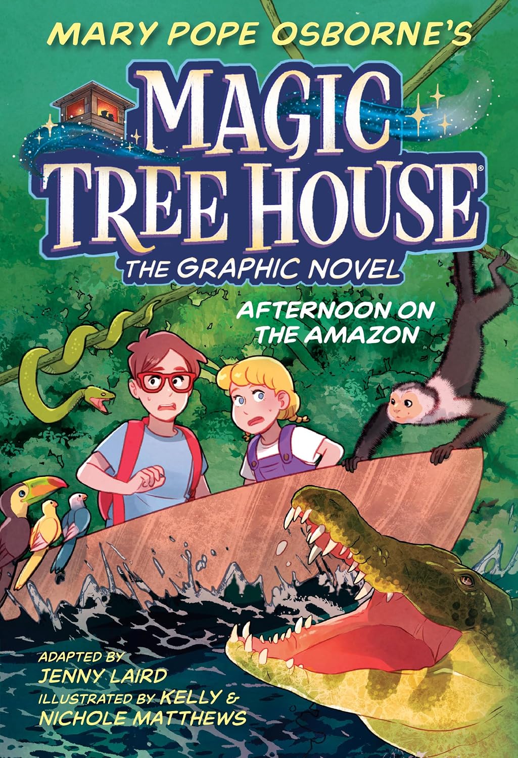 Afternoon on the Amazon Graphic Novel (Magic Tree House Graphic Novels) by Mary Pope Osborne