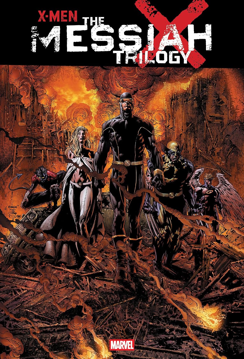 X-Men: The Messiah Trilogy Omnibus David Finch Cover by Ed Brubaker