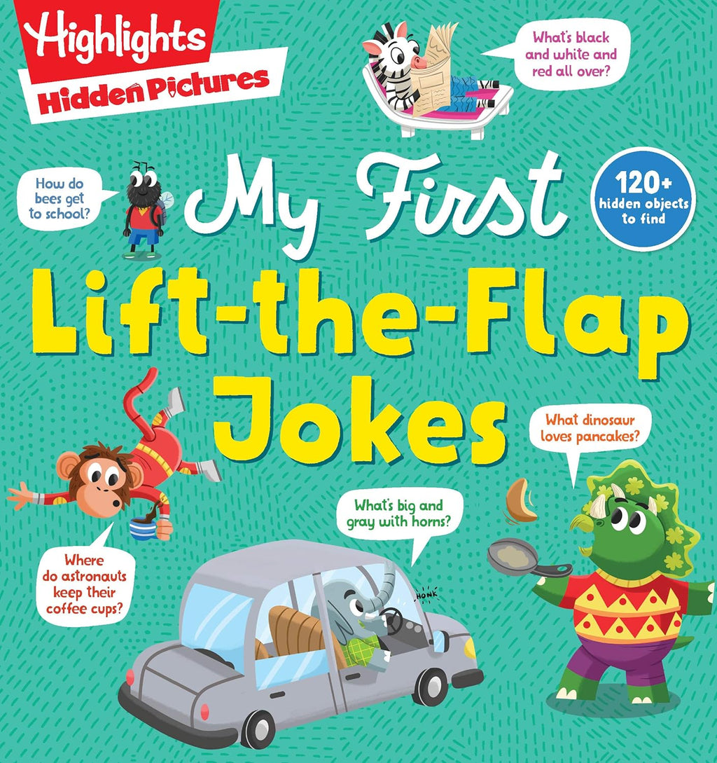 Hidden Pictures My First Lift-the-Flap Jokes: A Lift-the-Flap Joke Book for Beginning Readers, Interactive Kids Joke Book with Hidden Pictures Puzzles and Kid-Friendly Humor (Highlights Joke Books) by Highlights