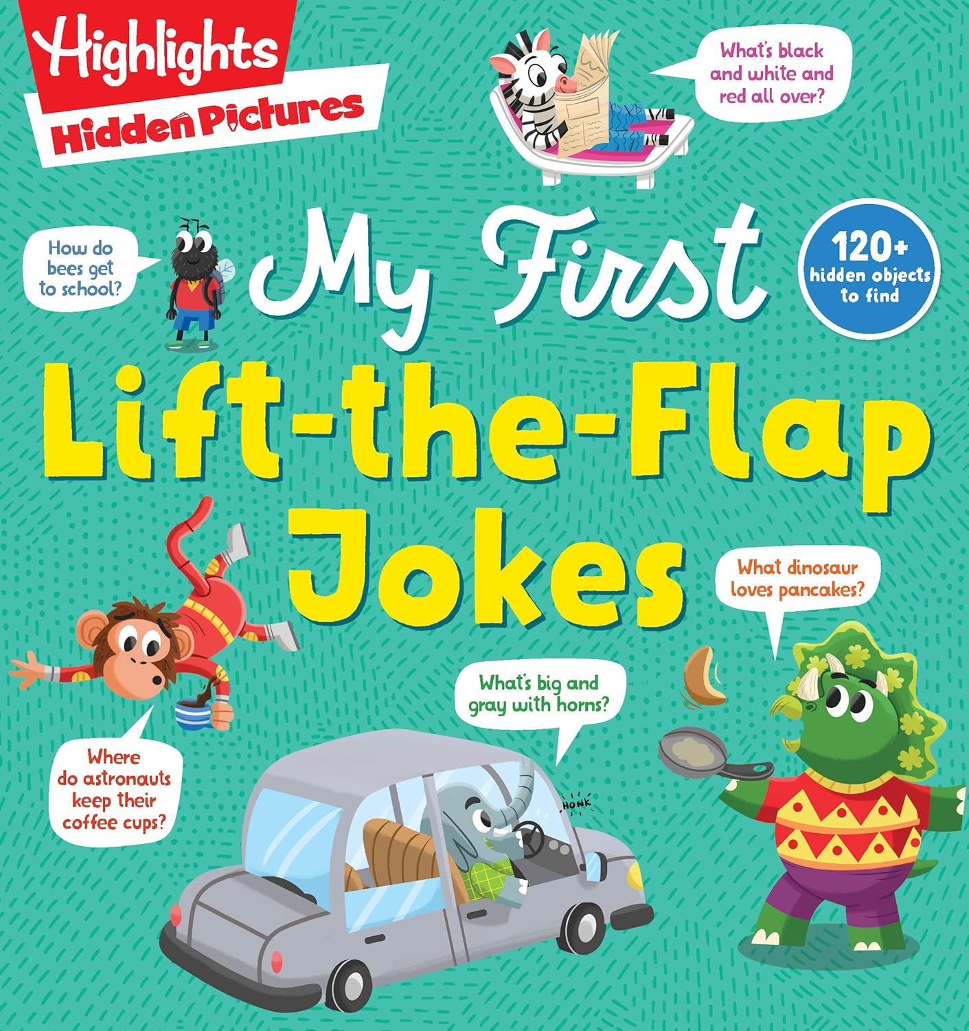 Hidden Pictures My First Lift-the-Flap Jokes: A Lift-the-Flap Joke Book for Beginning Readers, Interactive Kids Joke Book with Hidden Pictures Puzzles and Kid-Friendly Humor (Highlights Joke Books) by Highlights