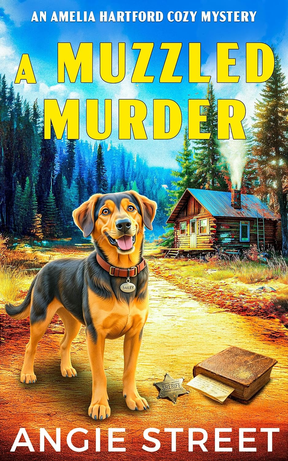 A Muzzled Murder: A Small Town with Buried Secrets Unearthed by an Amateur Sleuth and her Mischievous Dog by Angie Street