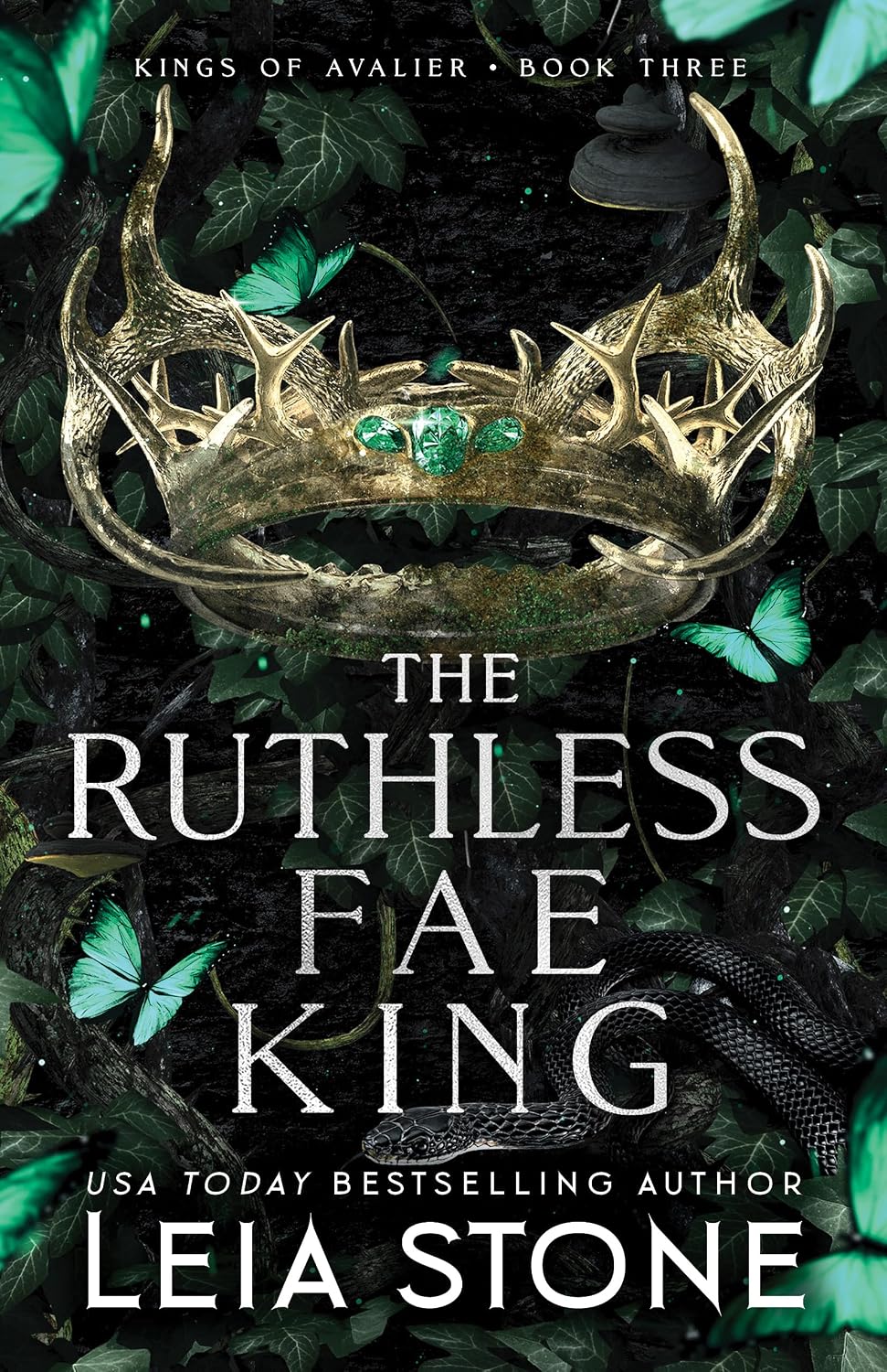 The Ruthless Fae King: A YA arranged marriage romantasy with enemies-to-lovers tension (The Kings of Avalier, 3) by Leia Stone