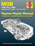 MGB Automotive Repair Manual: 1962-1980 MGB Roadster and GT Coupe with 1798cc (110 Cu In Engine) (Haynes Manuals) by John Haynes