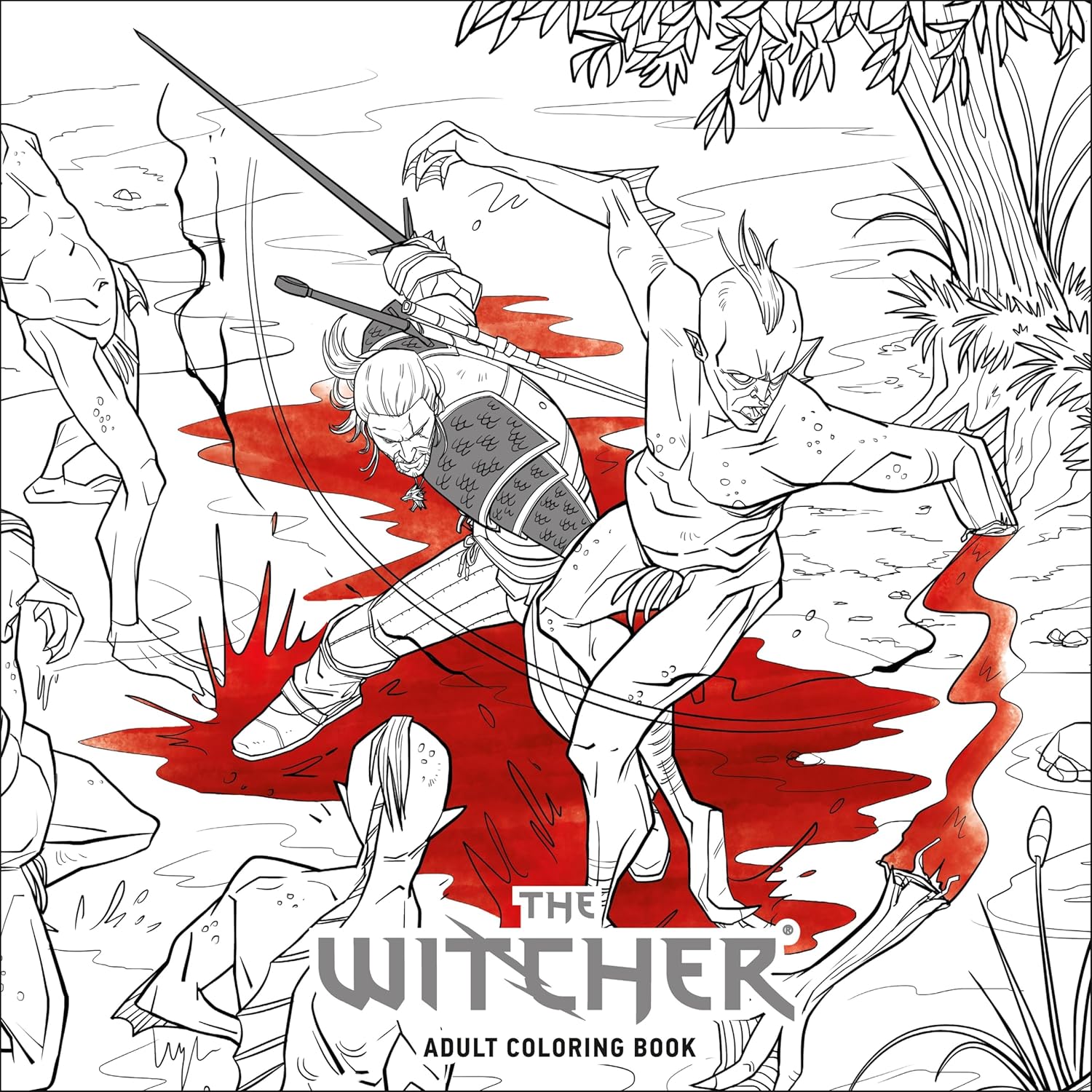 The Witcher Adult Coloring Book by CD Projekt Red