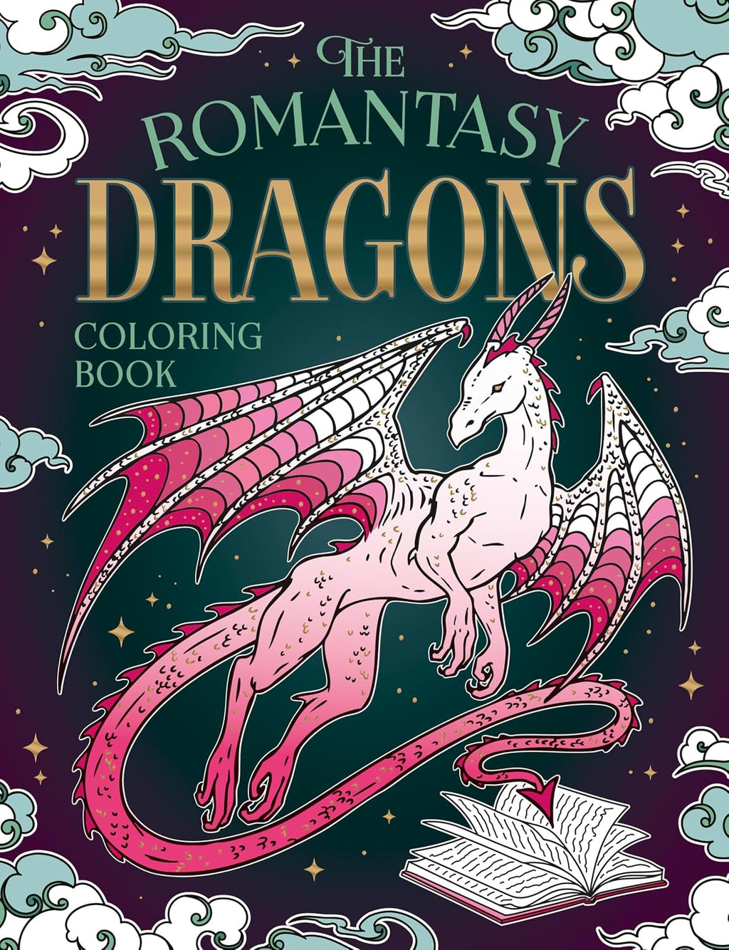 The Romantasy Dragons Coloring Book: A Fantastical Journey of Color and Creativity by Summersdale Publishers