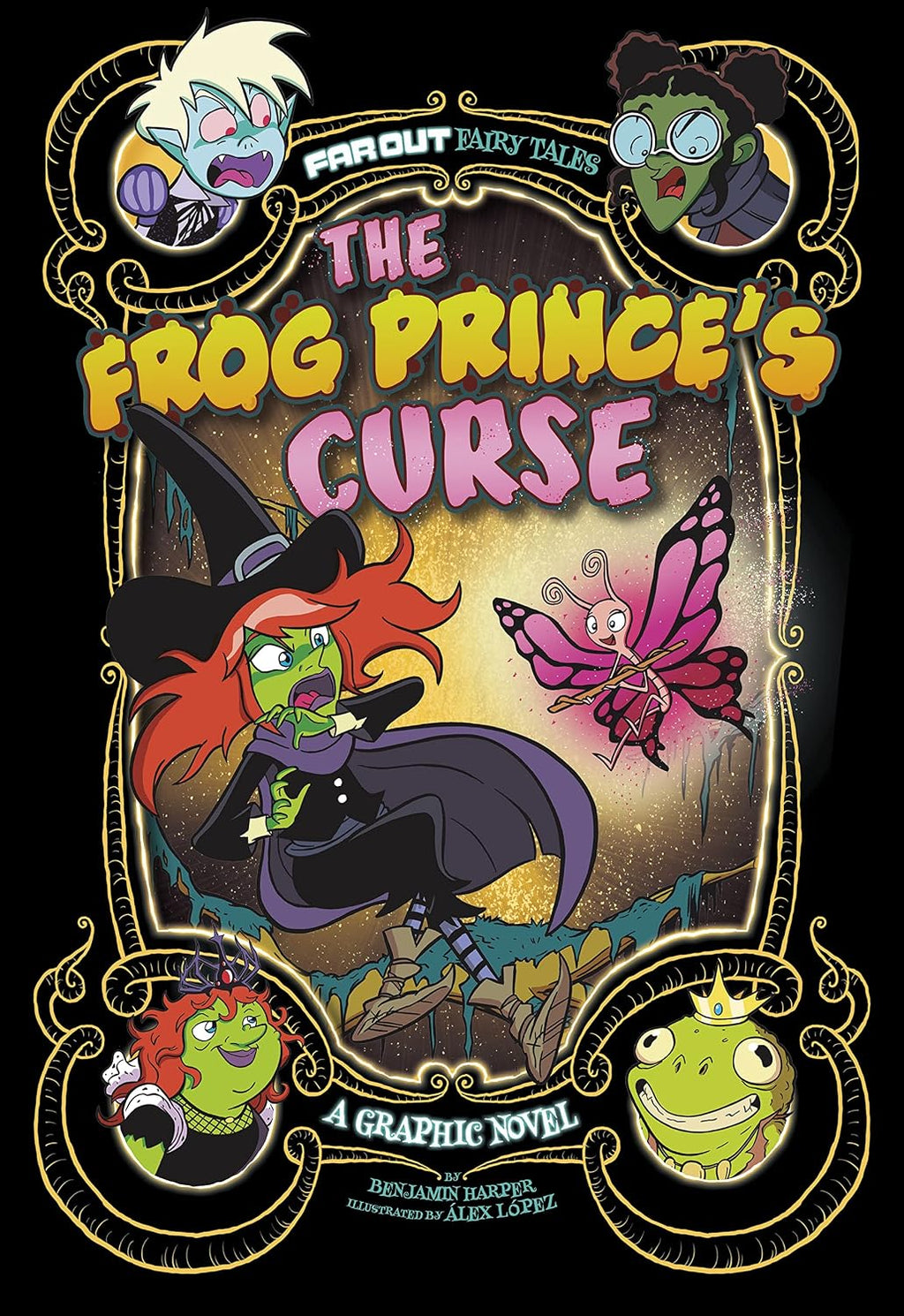 The Frog Prince's Curse: A Graphic Novel (Far Out Fairy Tales) by Benjamin Harper
