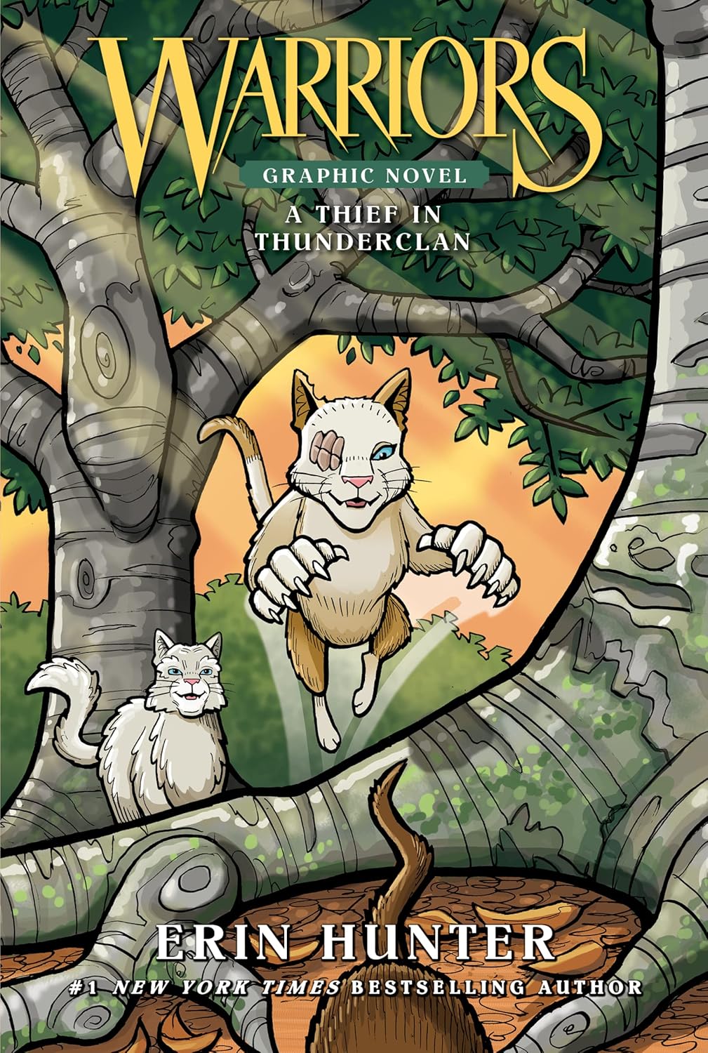 Warriors: A Thief in ThunderClan (Full-Color Adventure): A Full-Color Clan Adventure About Trust, Suspicion, and a Hidden Culprit by Erin Hunter