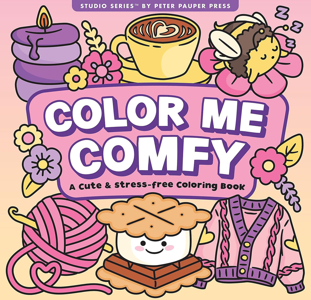 Color Me Comfy Adult Coloring Book (31 one-sided designs on thick paper) (Artist's Coloring Books) by Peter Pauper Press
